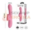 Vibrador estimulador de punto g con masajeador de clitoris rotativo